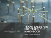 Texas Sales & Franchise Taxes Handbook