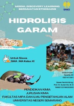 F:\MODUL\E-Modul Discovery Learning Bermuatan Etnosains Materi Hidrolisis Untuk Membekali Nilai Karakter Konservasi Siswa_Dyodita (4301417061)\