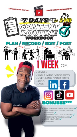 7 Day Content Routine Workbook