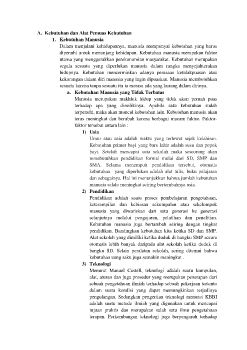Kebutuhan, Biaya Peluang, Prinsip Ekonomi