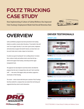 Foltz Trucking Case Study