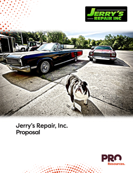 Jerry's Repair, Inc. proposal