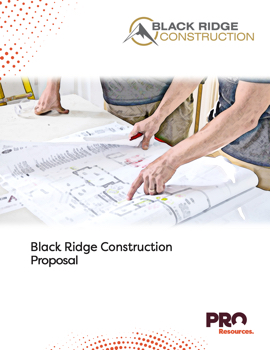 Black Ridge Construction proposal