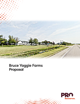 Bruce Yaggie Farms proposal