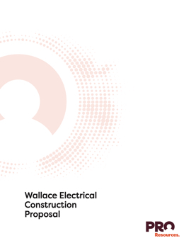 Wallace Electrical Construction proposal