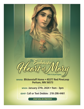 The Eucharistic Heart Of Mary Jan. 27th 2024