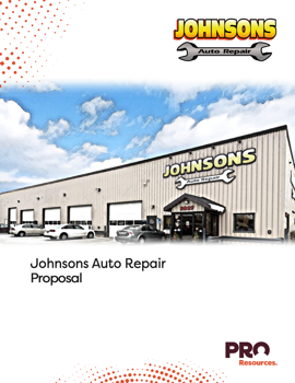 Johnsons Auto Repair proposal