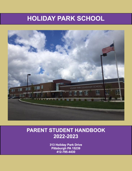 Holiday Park Parent Student Handbook 22-23