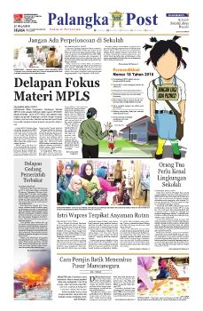 SKH Palangka Post Edisi 16 Juli 2019