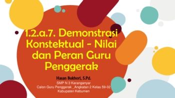 Flip_1.2.a.7. Demonstrasi Konstektual - Nilai dan Peran Guru Penggerak