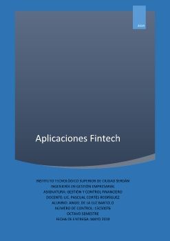 Aplicaciones Fintech