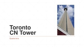 Toronto CN Tower - quarta-feira