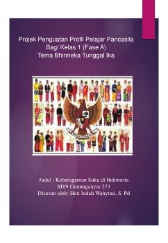 MODUL PROYEK KELAS 1 SDN GUNA 273