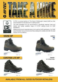 Hi-Tec DofE Flyer