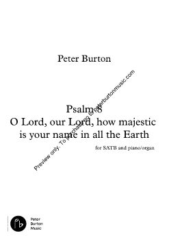 O Lord, our Lord how majestic is your name_Preview only