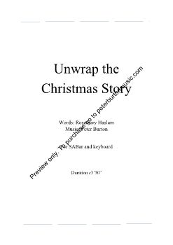 Unwrap the Christmas Story_Preview only