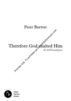 Therefore God Exalted Him_Preview only