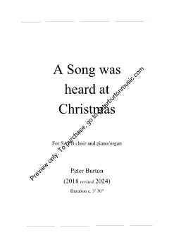 A song was heard at Christmas_Preview only