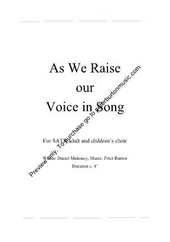 As We Raise our Voice in Song_Preview only