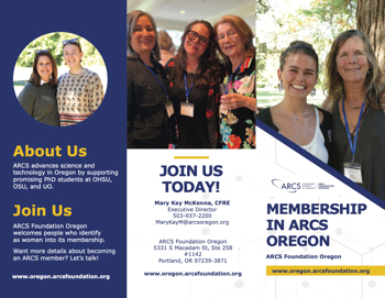 ARCS Oregon Member Brochure