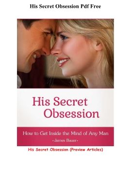 His Secret Obsession PDF BOOK James Bauer Download FREE