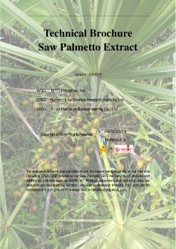 Technical Saw Palmetto Booklet