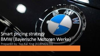 Pricing Strategy Of BMW