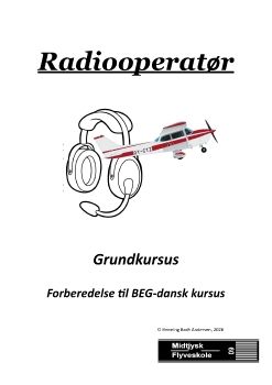 Radiooperatør BEG-dansk - 2026