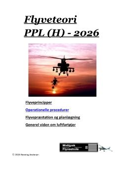Operationelle Procedurer PPL-H- 2026