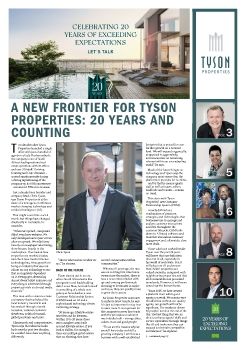 TYSON PROPERTIES: 20 YEARS AND COUNTING