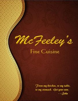 McFeeley's Menu