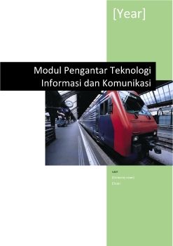 Modul Pengantar Teknologi Informasi dan Komunikasi