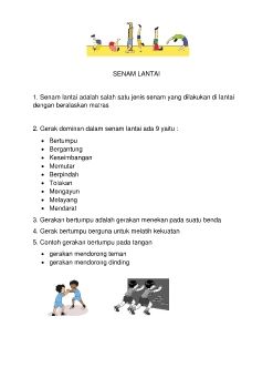 SENAM LANTAI
