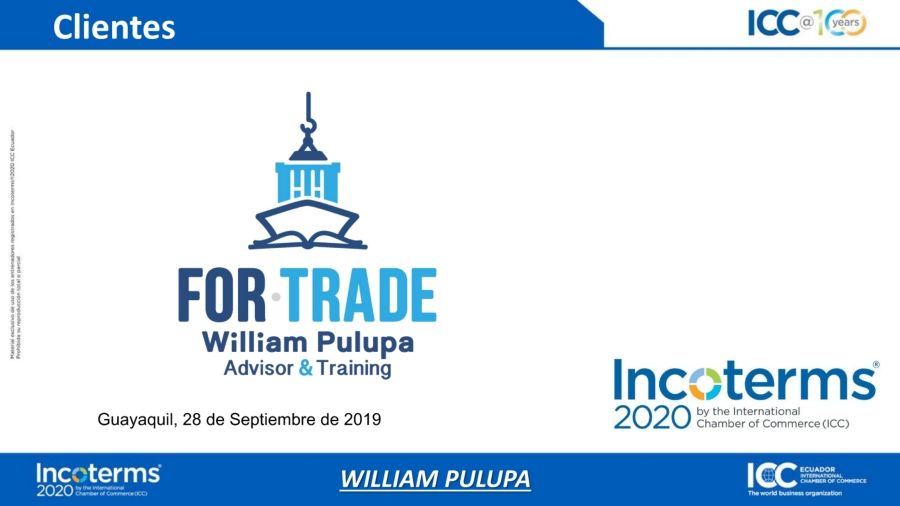 INCOTERMS 2020 BY WILLIAM PULUPA FORTRADE