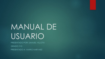 MANUAL DE USUARIO