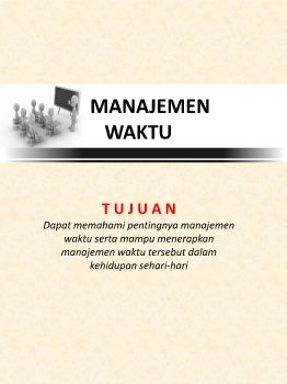 Manajemen Waktu