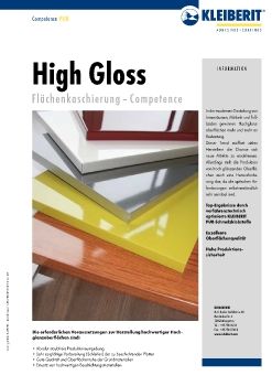 High Gloss Infoblatt