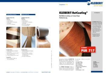 KLEIBERIT HotCoating® Furnier/Vlieskaschierung