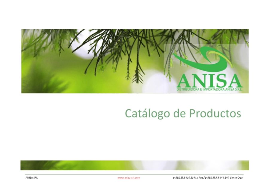 Catalogo Anisa