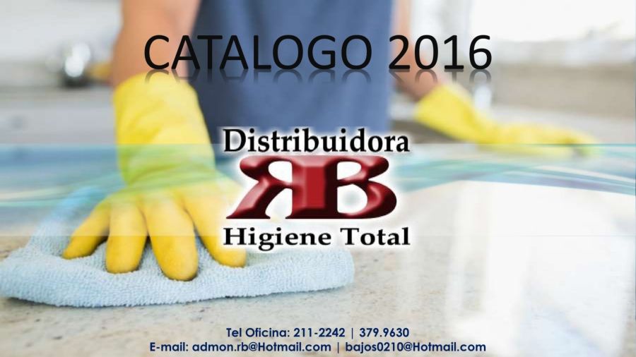 CATALOGO RB 2016