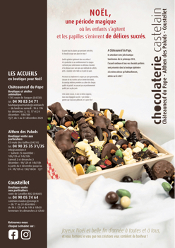 Catalogue 4P - Noël 2023 Chocolaterie Castelain
