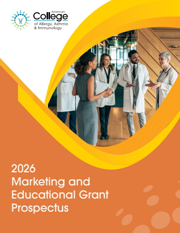 American College of Allergy, Asthma & Immunology 2026 Marketing & Educational Grant Prospectus