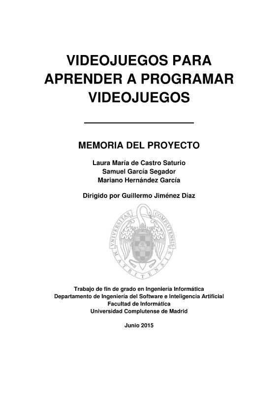 Videojuegos para aprender a programar videojuegos