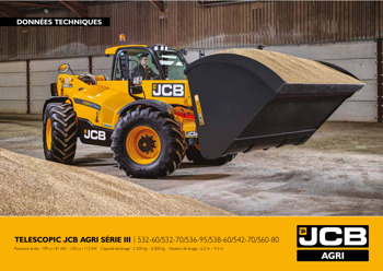 TELESCOPIC JCB AGRI SÉRIE III