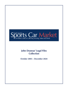 Sports Car Market: John Draneas Collection