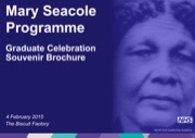 Mary Seacole Graduate Event Brochure February 2015