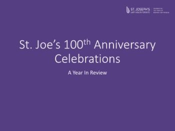 St Joe's 100th Anniversary 2021