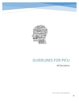 Guidelines for PICU