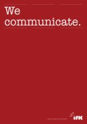 Die Imagebroschüre des Instituts für Kommunikationswissenschaft der TU Dresden