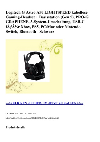 2144 logitech g astro a50 lightspeed kabellose gaming-headset   basisstation  gen 5   pro-g graphene  3-